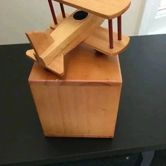 Malden Wooden Photo Cube Kids Loft Airplane Design - Picture 7 of 10